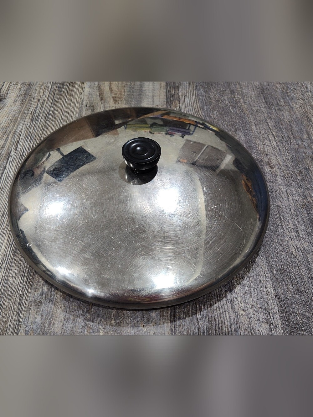 Vintage Original 1801 REVERE WARE 12" SKILLET PAN Replacement LID Part USA